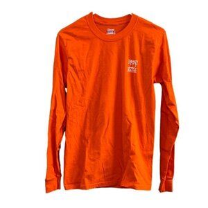 The Salty Dog Cafe Long Sleeve Orange T Shirt. Size Small